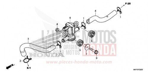 ELECTROVANNE INJECTION D'AIR CBR500RAN de 2022